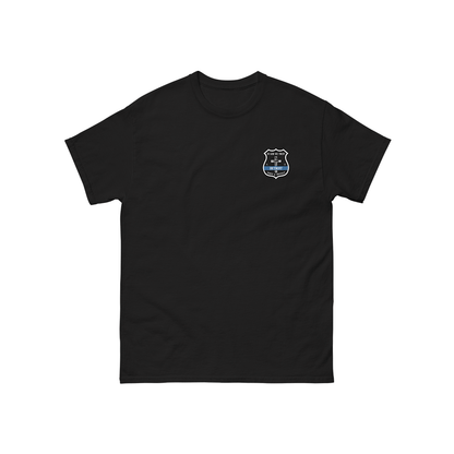 Cross Detroit Police Badge - Adult Tee