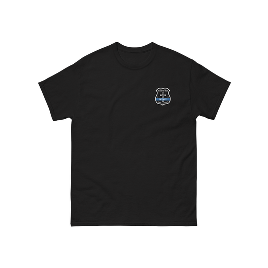 Cross Detroit Police Badge - Adult Tee