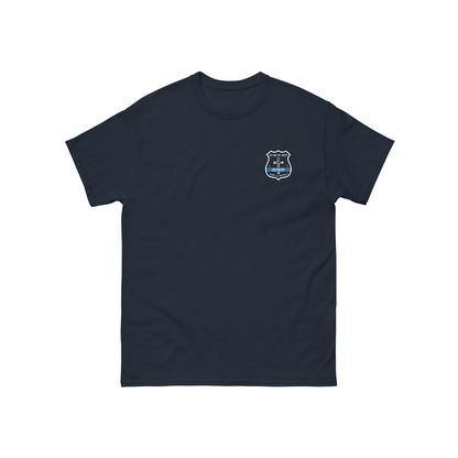 Cross Detroit Police Badge - Adult Tee