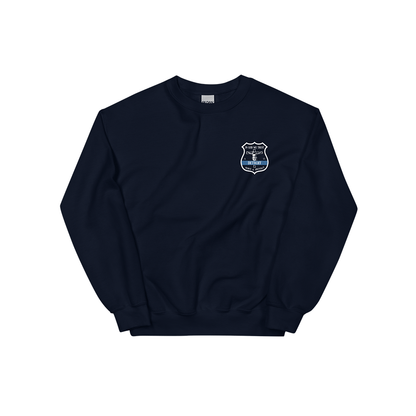 Crucifix Detroit Police Badge - Adult Crewneck Sweatshirt