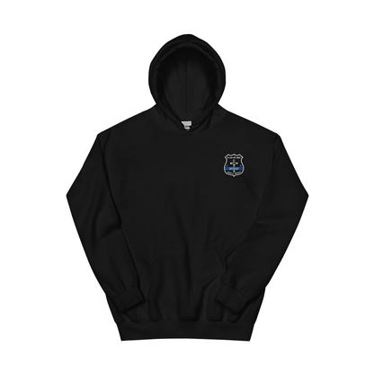 Cross Detroit Police Badge - Adult Hoodie
